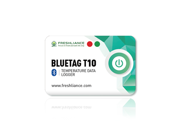 BlueTag T10 Single Use Bluetooth Temperature Data Logger For Logistics and Transport