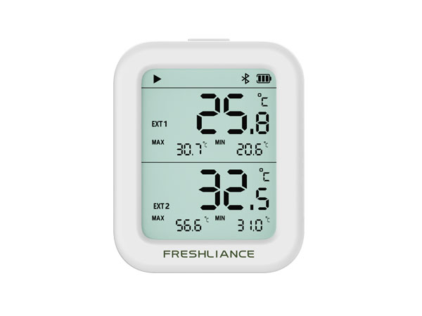 BlueTag TH30 Bluetooth Temperature and Humidity Data Logger, Ultra-low Temperature External Probes O
