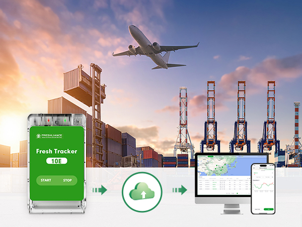 Fresh Tracker 10E 4G for Temperature and Geolocation Monitoring