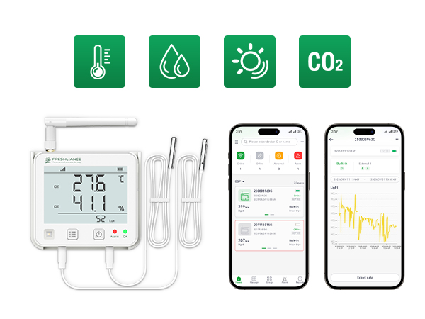 GSP100 Series 4G/WiFi Real-time Data Logger for Greenhouses