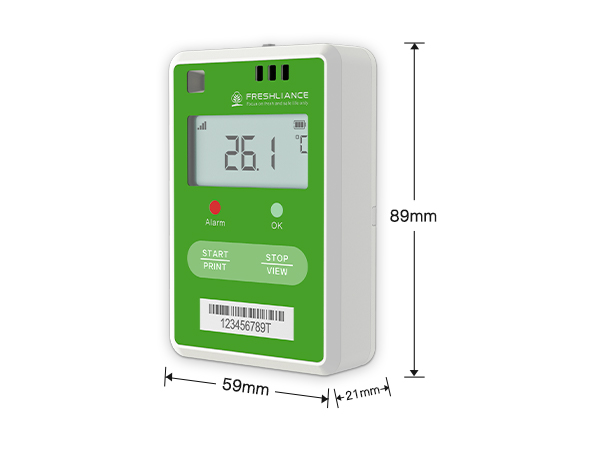 Fresh Tracker 20 Ultra-compact 4G Real-time Data Logger for Medical Transport, Especially with Thermal Boxes, etc.