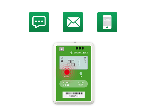 Fresh Tracker 20 Ultra-compact 4G Real-time Data Logger for Medical Transport, Especially with Thermal Boxes, etc.