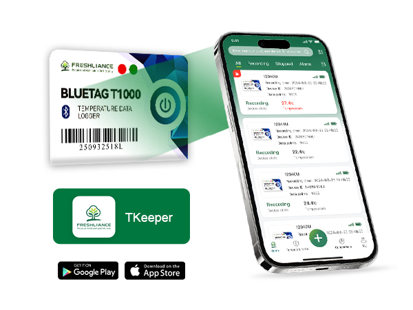 BlueTag T1000 Bluetooth Temperature Data Recorder (-40℃~+100℃)
