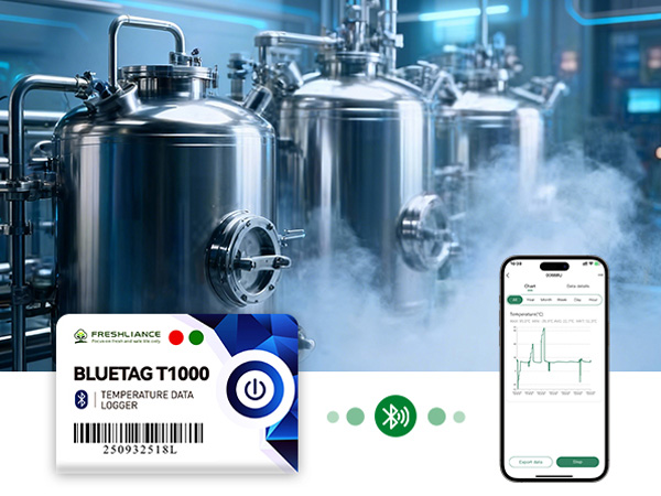 BlueTag T1000 Bluetooth Temperature Data Recorder (-40℃~+100℃)