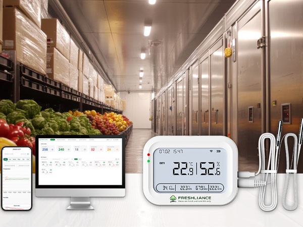 WiFi Temperature Sensor Monitoring System for Cold Chain Freezers and Refrigerators