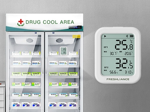Bluetooth Temperature Logger for Medical Refrigerator Monitoring