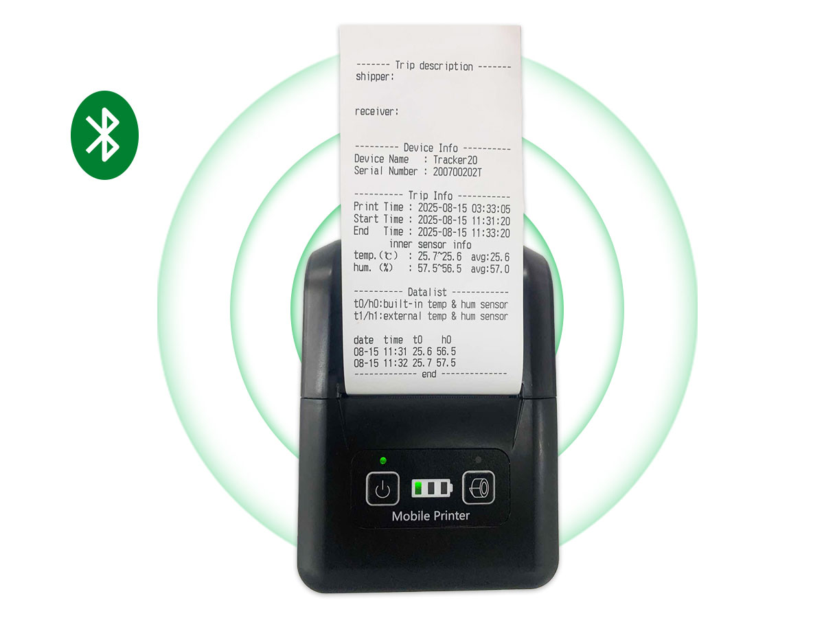 Fresh Tracker 20 Ultra-compact 4G Real-time Data Logger for Medical Transport, Especially with Thermal Boxes, etc.
