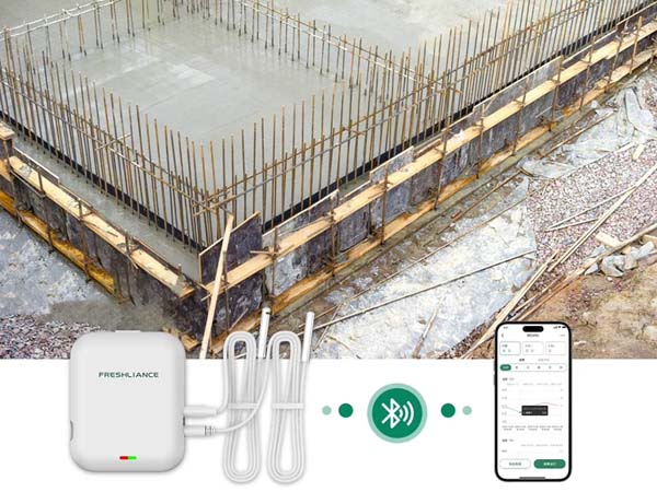 Wireless Temperature and Humidity Monitoring for Concrete Curing